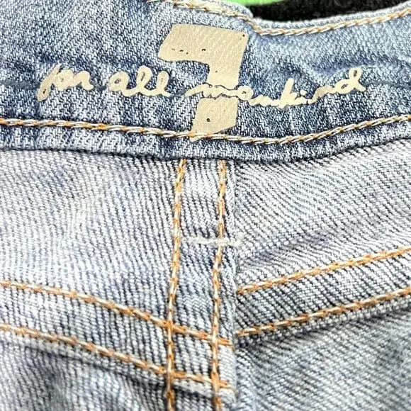 7 For All Mankind Light Wash Bootcut jeans Size 26 - Picture 2 of 4